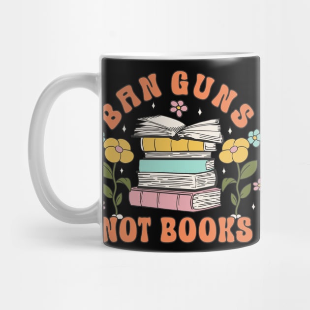 Banned Books "Ban Guns Not Books" Book Lover by FloraLi